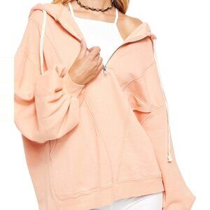 Free People Peach Hoodie